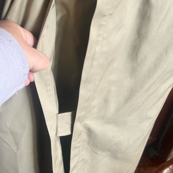 Burberry!! Rare Vintage Authentic Trench with removable wool lining size 8P - Picture 14 of 16